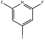 2,6-ジフルオロ-4-ヨードピリジン 化学構造式