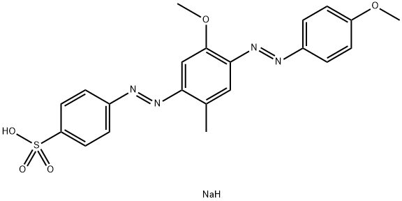 4-[[5-メトキシ-4-[(4-メトキシフェニル)アゾ]-2-メチルフェニル]アゾ]ベンゼンスルホン酸ナトリウム