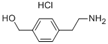 [4-(2-氨基乙基)苯基]甲醇盐酸盐 结构式