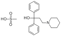 1-(3-Hydroxy-1,1-diphenylpropyl)piperidiniummethansulfonat