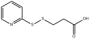 3-(2-Pyridyldithio)propanoic Acid Structure