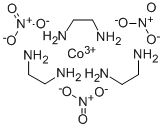 三(乙烯二胺)钴(III)硝酸酯, 6865-68-5, 结构式