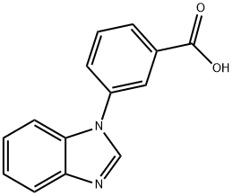 3-(1H-1,3-benzodiazol-1-yl)benzoic acid Structure