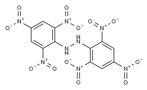 1,2-bis(2,4,6-trinitrophenyl)hydrazine 结构式