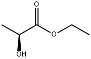 L-(-)-乳酸 エチル 化学構造式