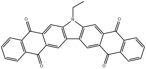 7-Ethyl-7H-dinaphtho[2,3-b:2',3'-h]carbazole-5,9,14,17-tetrone Structure