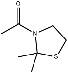 Thiazolidine, 3-acetyl-2,2-dimethyl- (9CI) 结构式
