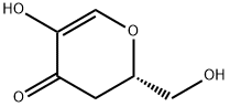 4H-Pyran-4-one, 2,3-dihydro-5-hydroxy-2-(hydroxymethyl)-, (2S)- 结构式