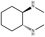 (1R,2R)-(-)-N,N'-ジメチルシクロヘキサン-1,2-ジアミン 化学構造式