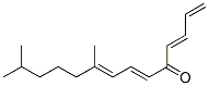 9,13-dimethyltetradecatetraen-5-one 结构式