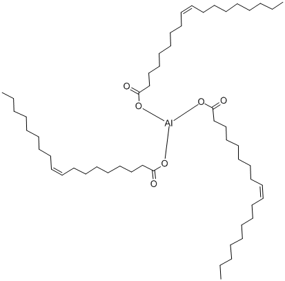 トリス[(Z)-9-オクタデセン酸]アルミニウム 化学構造式