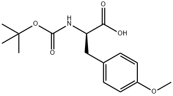 BOC-D-TYR(ME)-OH 化学構造式