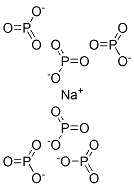 多聚偏磷酸钠, 68915-31-1, 结构式