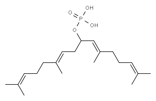 geranylgeraniol monophosphate 结构式