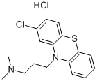 盐酸氯丙嗪, 69-09-0, 结构式