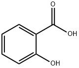 2-ヒドロキシ安息香酸 化学構造式