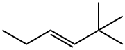 (E)-2,2-ジメチル-3-ヘキセン 化学構造式