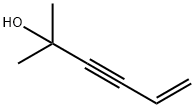 2-メチル-5-ヘキセン-3-イン-2-オール 化学構造式
