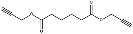 Hexanedioic acid dipropargyl ester Structure
