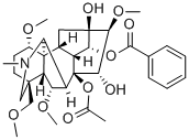 ヒパコニチン 化学構造式