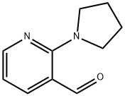 2-(1-吡咯烷基)烟醛 结构式