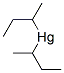 ジ(sec-ブチル)水銀(II) 化学構造式