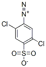 2,5-dichloro-4-sulphonatobenzenediazonium Structure