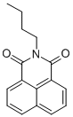 N-n-ブチル1，8ナフチルイミド 化学構造式