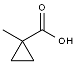 1-メチルシクロプロパン-1-カルボン酸 化学構造式