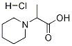 2-哌啶子基丙酸盐酸盐 结构式