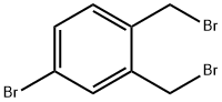 4-broMo-1,2-bis(broMoMethyl)benzene Struktur