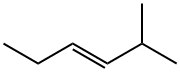 (E)-2-メチル-3-ヘキセン 化学構造式