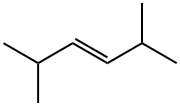 (E)-2,5-ジメチル-3-ヘキセン 化学構造式