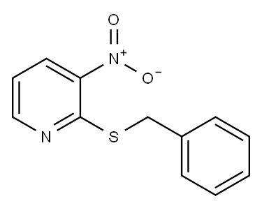 2-苄硫基-3-硝基吡啶 结构式