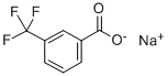3-三氟甲基苯甲酸钠 结构式