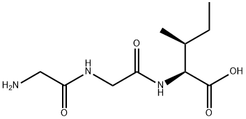 グリシルグリシル-L-イソロイシン 化学構造式