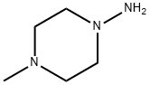 1-アミノ-4-メチルピペラジン 化学構造式