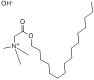 (ヘキサデシルジメチルアミニオ)アセタート 化学構造式