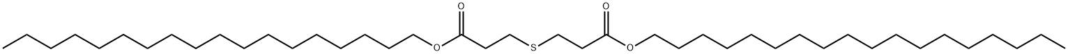 3,3'-チオジプロピオン酸  ジオクタデシル 化学構造式