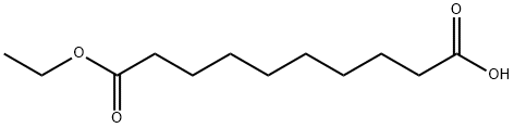 セバシン酸水素エチル 化学構造式