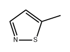 5-メチルイソチアゾール 化学構造式