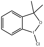 1-クロロ-1,3-ジヒドロ-3,3-ジメチル-1,2-ベンジオドキソール 化学構造式