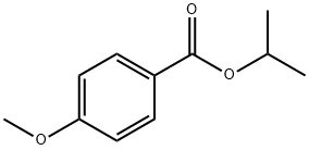 Benzoic acid, 4-Methoxy-, 1-Methylethyl ester Struktur