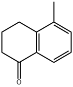 3,4-ジヒドロ-5-メチル-1(2H)-ナフタレノン 化学構造式