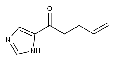 1-(1H-Imidazol-4-yl)-4-penten-1-one 结构式