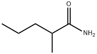 2-甲基戊酰胺, 6941-49-7, 结构式