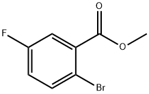 2-溴-5-氟苯甲酸甲酯 结构式