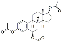 Estra-1,3,5(10)-triene-3,6,17-triol, triacetate, (6beta,17beta)- 结构式