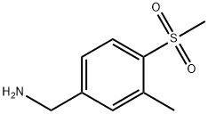(4-Methanesulfonyl-3-methylphenyl)methanamine Structure