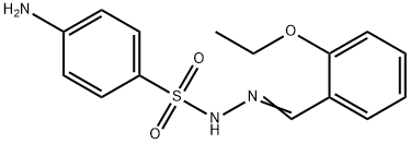 4-amino-N-[(2-ethoxyphenyl)methylideneamino]benzenesulfonamide Structure